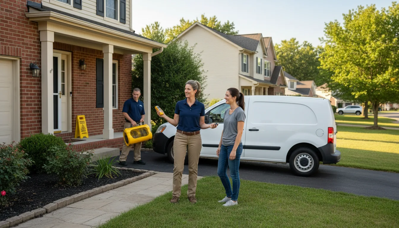 Water restoration image for Water Damage & Restoration Services in Sparks, OK